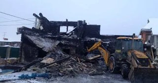 Демонтаж сгоревших зданий в Губахе | Сварной-Гбх - снос после пожара от 1030 рублей